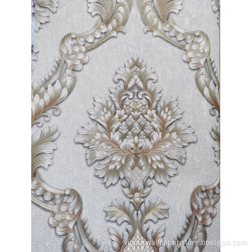 Bedroom PVC Designer Wallpaper 350g 1.06m